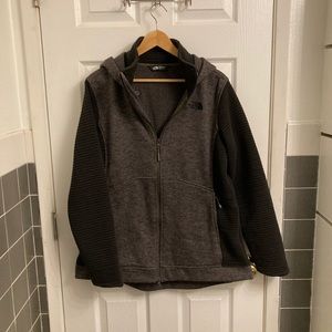 Olive and Black North Face sweatshirt Women’s XL